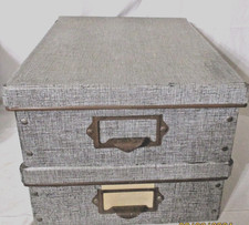 2 anciennes  boites de mercerie tiroirs de rangement fils couture -2/2