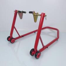 Béquille de paddock stand roue avant rouge One pour atelier moto course Neuf