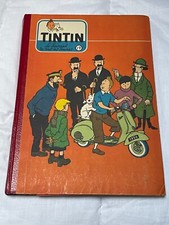 RECUEIL JOURNAL TINTIN 371 France (1954) couv Hergé BD ancienne + tintin actus