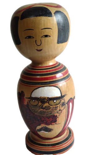Poupée kokeshi traditionnelle - kokeshi,