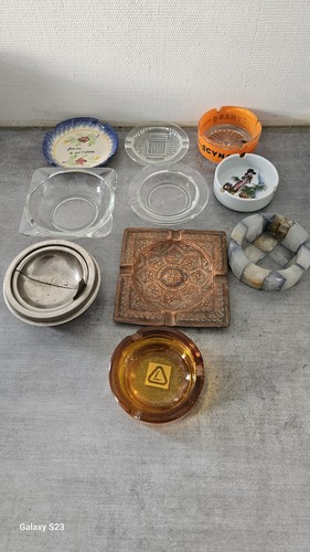 Lot cendriers vintage - 10,