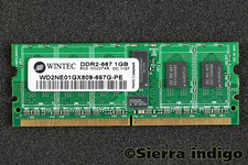 Wintec WD2NE01GX809-667G-PE DDR2-667 1GB Memory RAM