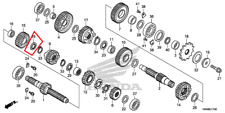 NEW HONDA OEM CRF250R CRF250X TRX250 TRANSMISSION 20MM SPLINE WASHER POLISHED