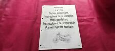 MANUEL INSTRUCTIONS DE PREPARATIONS HONDA NX 250 EDITE EN 1990 REF.99KBK00