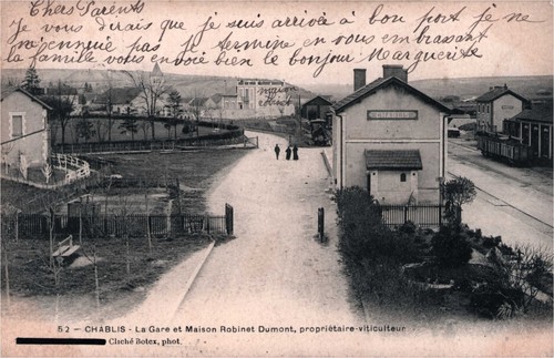 Cpa chablis la - -, et