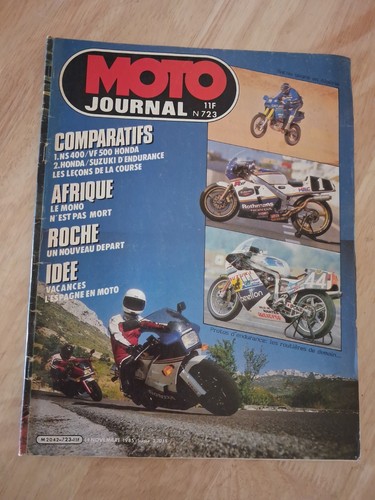 Moto journal 1985 723 honda - journal,