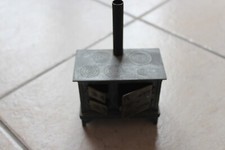 antique metal toy stove