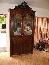 Meuble NAP III en palissandre de rio Signé GUIRAUD Frédéric 1872