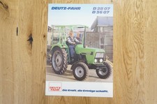 Deutz Fahr Tractor Brochure Type 2807 and 3607 8 Pages 1983