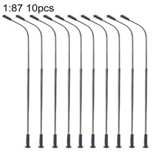 10 Lampadaires simple HO à
