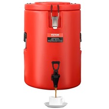 VEVOR 17L Distributeur de Boissons Isotherme Fontaine à Eau Chaud et Froid Inox