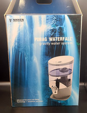 Nikken Pimag Waterfall Gravity Water Filtration System w/ Filter &Mineral Stones
