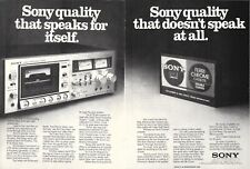 Vintage Sony TC-K7II Cassette Deck ad - High Fidelity Apr-78