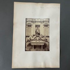 Photo albumine Michel-Ange