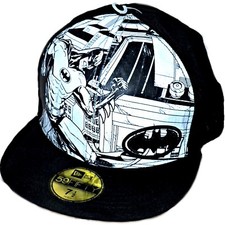 Casquette Baseball Réfléchissante DC Comics Batman New Era 59FIFTY 7-1/2