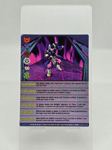 Carte bakugan silver scream - bakugan,
