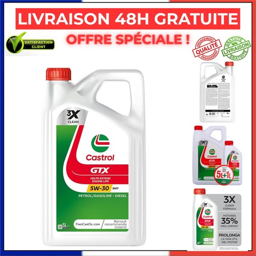 Huile moteur castrol - moteur, 5w-30