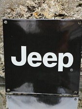 Plaque émaillée Automobile 4x4 JEEP Enamel Sign no ford chevrolet gmc