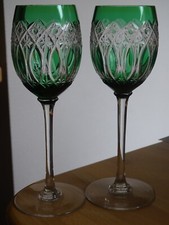BACCARAT 2 RHINE WINE GLASSES
