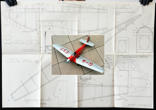 Plan avion dart kitten - plan,