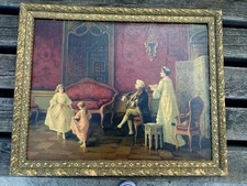 Beautiful old chromolithograph late 19th century