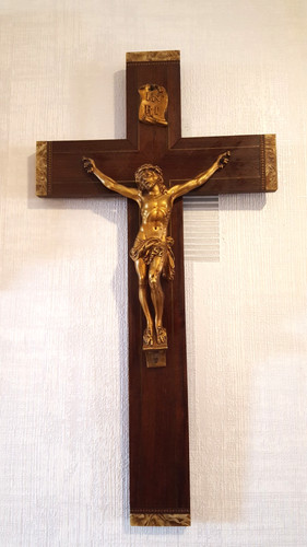 Grand crucifix croix - , bois