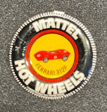 Hot Wheels Mattel 1969 FERRARI 312P Redline Lapel Badge