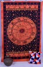 Tenture Murale Hippie Indienne Tapisserie Coton Couverture Décorative