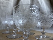 6 white wine glasses Rohan