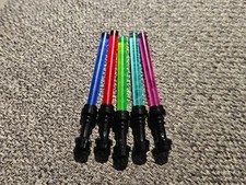 Lot sabres laser Manche noir de 5 couleurs - Star Wars LEGO - vrai Lego