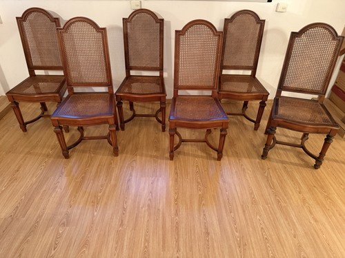 Chaises cannées louis xiv - cannées,