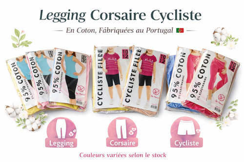 Lot leggings corsaires - lot, de