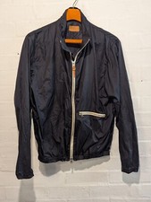 Albam cagoule jacket raincoat mac black large made in England