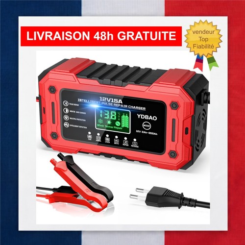 Chargeur batterie 12v 15a - 12v, auto