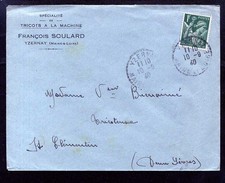 1924-envelope pub-520 env pub knitting the machine yzernay 1940