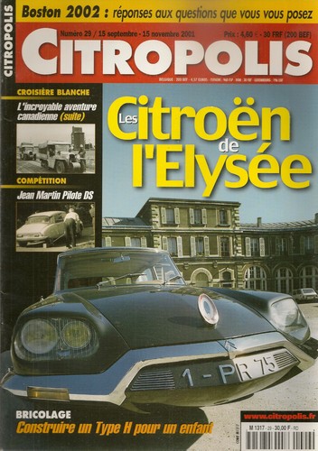 Citropolis citroen ds21 - 29, la