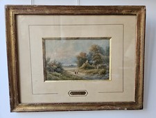 Aquarelle paysage animé par Théodore Ghirardi