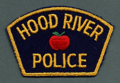 Hood river oregon police patch - river,