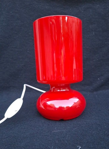 Lampe verre rouge ikea - lampe,