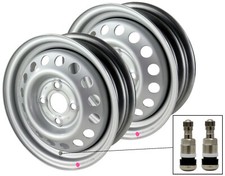 2x Remorque Jante en Acier 4 J