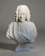 Buste,Statuette de Voltaire en
