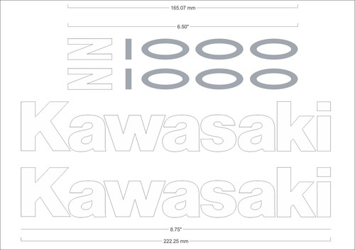 Autocollant kawasaki z1000 - kawasaki,