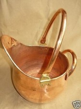 Reproduction log holder carbon holder shiny copper