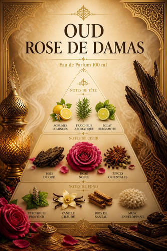 Oud rose damas eau de - rose,