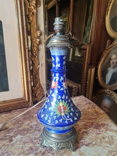 Ancienne lampe pétrole en - lampe,