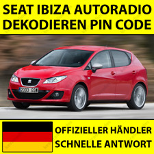 ✅SEAT IBIZA RADIO DECODE PIN CODE RNS 510 MFD ALANA ULSECD ALL MODELS✅