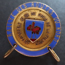 Rallye des Routes du Nord Insigne Boutonniere Vissé 3,2Cm Arthus Bertrand 1930