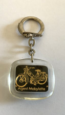 Mobylette Agent Keychain - Garage St Jean de Maurienne - Vintage Keychain -R4