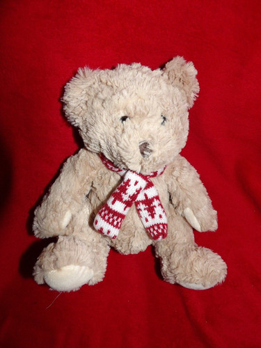 Doudou peluche ksd - ours, assis
