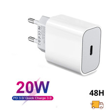 PD 20W Chargeur USB-C Charge rapide Adaptateur Pour iPhone 12 11 Pro X XS 8 iPad